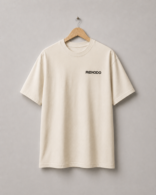 T-Shirt 33 RPM (Oversize) - Mild Apricot