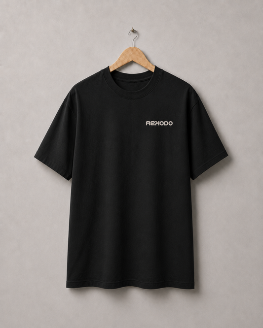 T-Shirt Record Club (Oversized) - Black