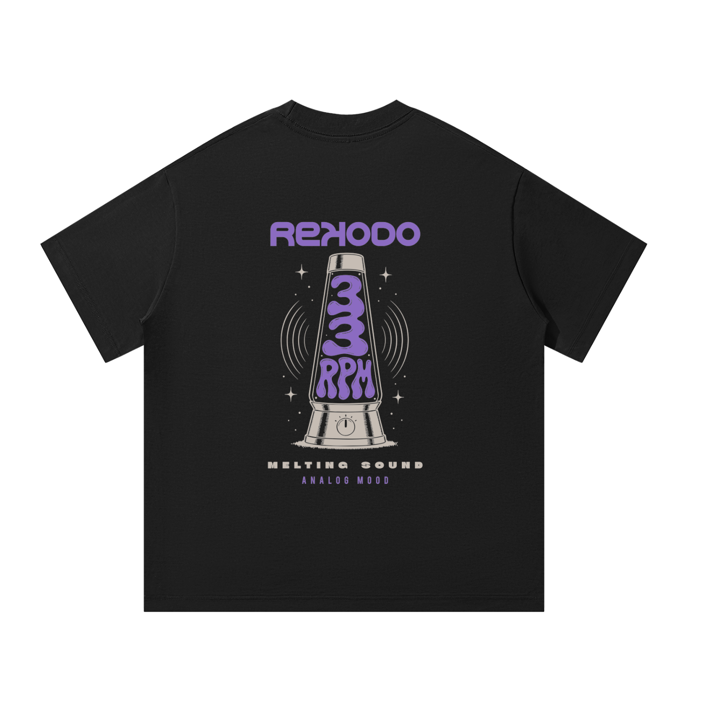 T-Shirt Lavalamp (Oversized) - Black (Limited edition)