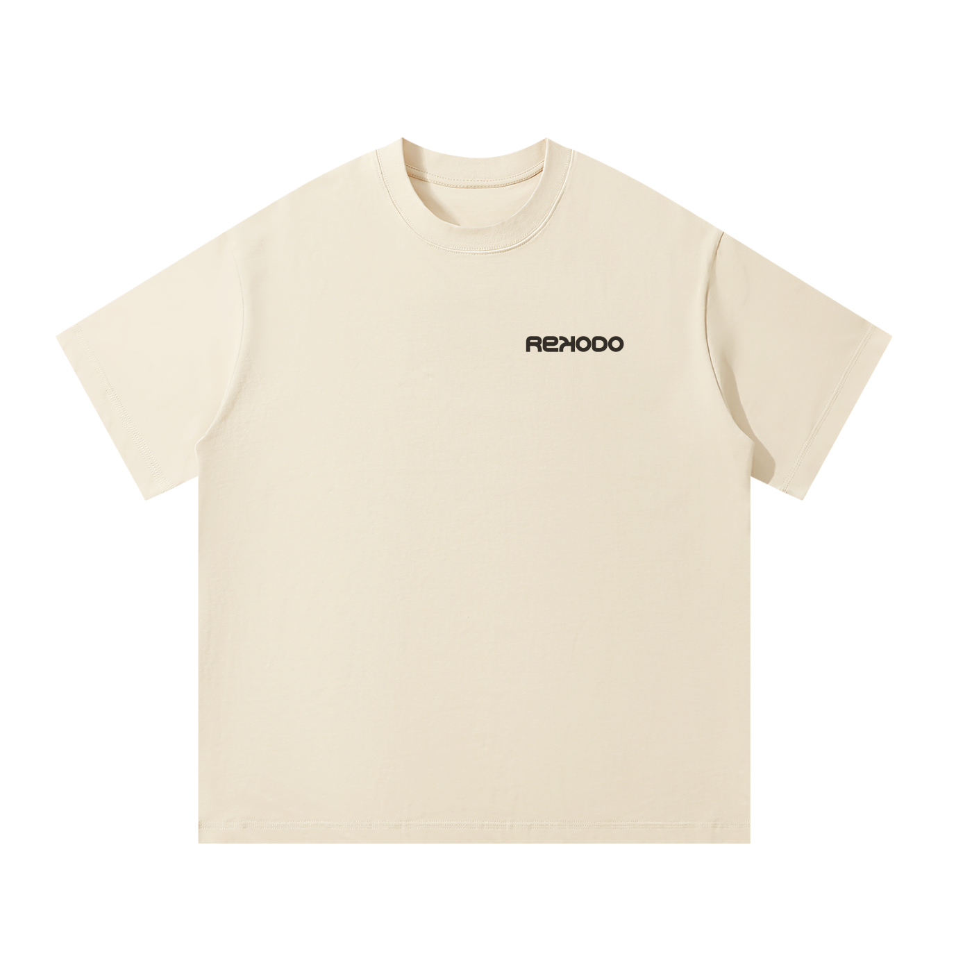 T-Shirt 33 RPM (Oversize) - Mild Apricot