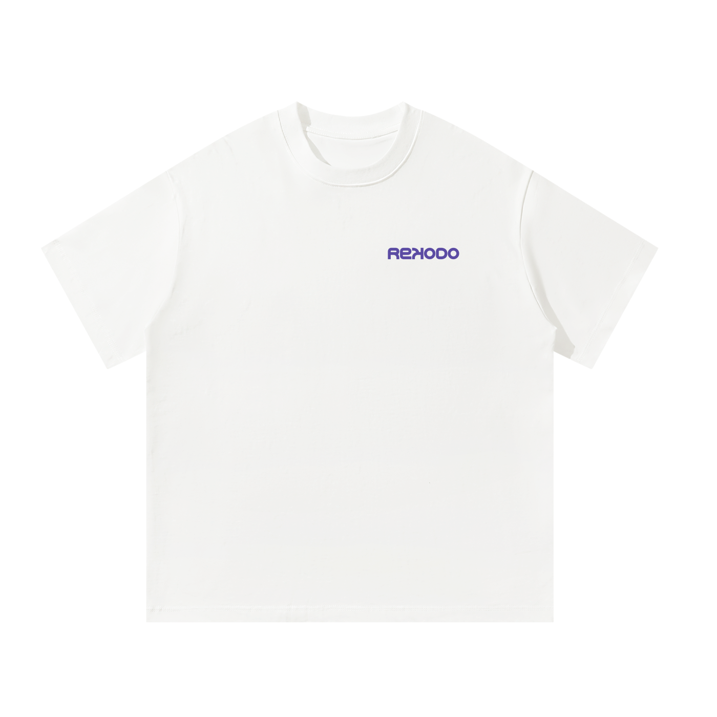 Analog Waves T-Shirt (Oversized) - White/Indigo - (Limited Edition)