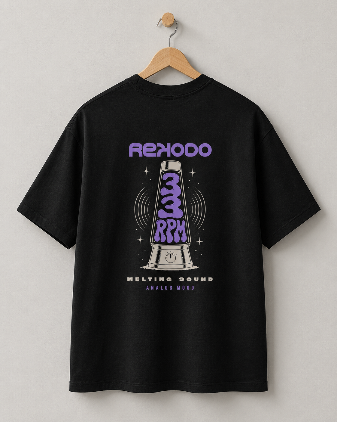 T-Shirt Lavalamp (Oversized) - Black (Limited edition)