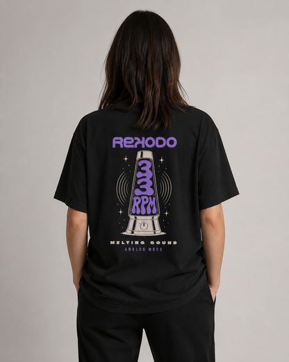 T-Shirt Lavalamp (Oversized) - Black (Limited edition)