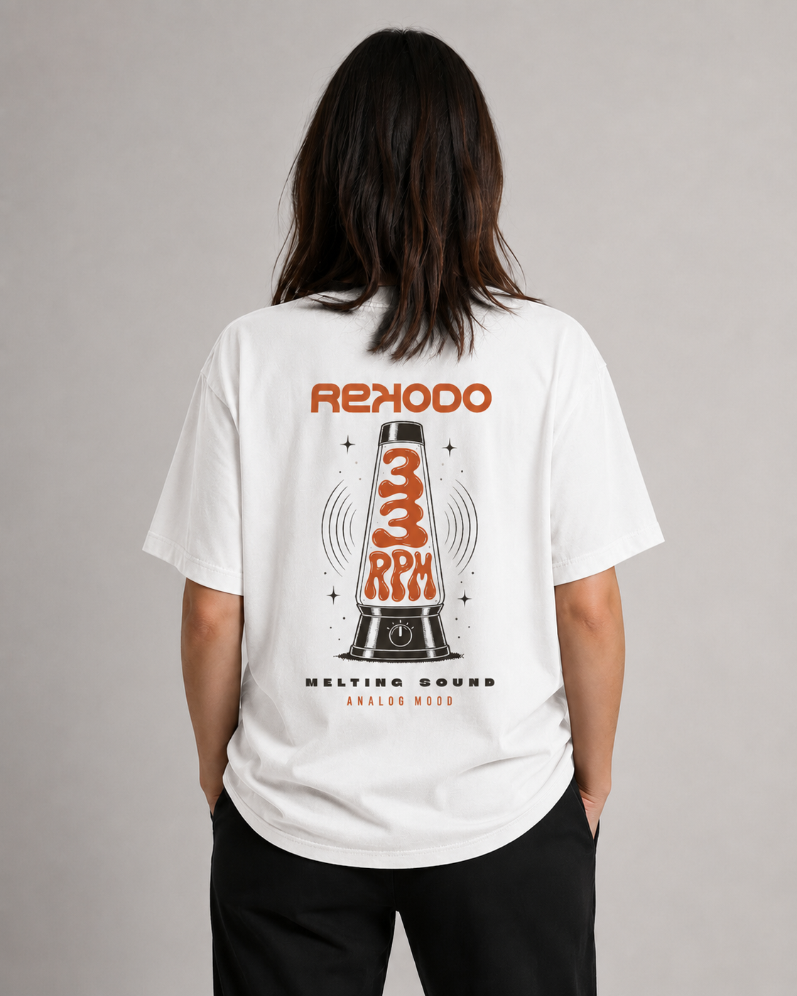 T-Shirt Lavalamp (Oversized) - White (Limited Edition)