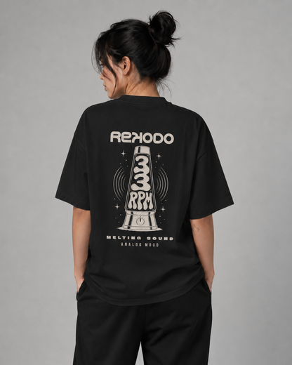 T-Shirt Lavalamp (Oversized) - Black