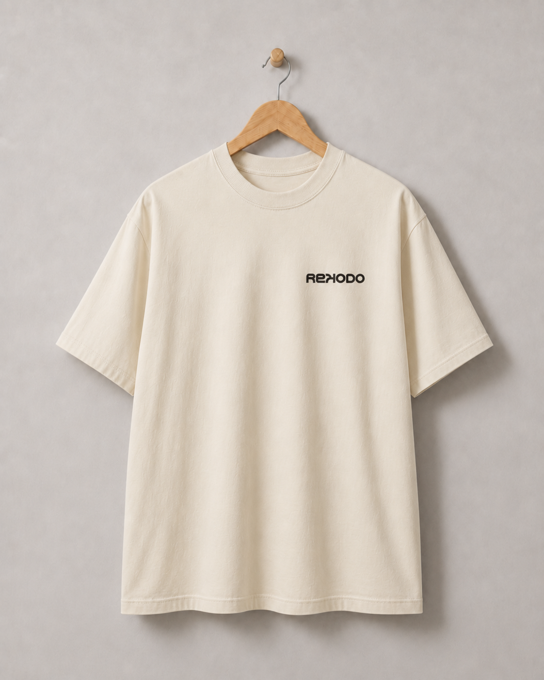 T-Shirt Analog Waves (Oversize) - Mild Apricot