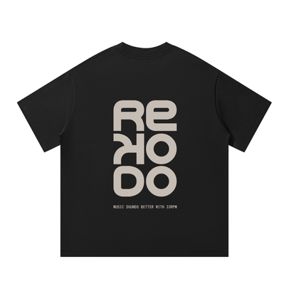 T-Shirt 33RPM (Oversize) - Black