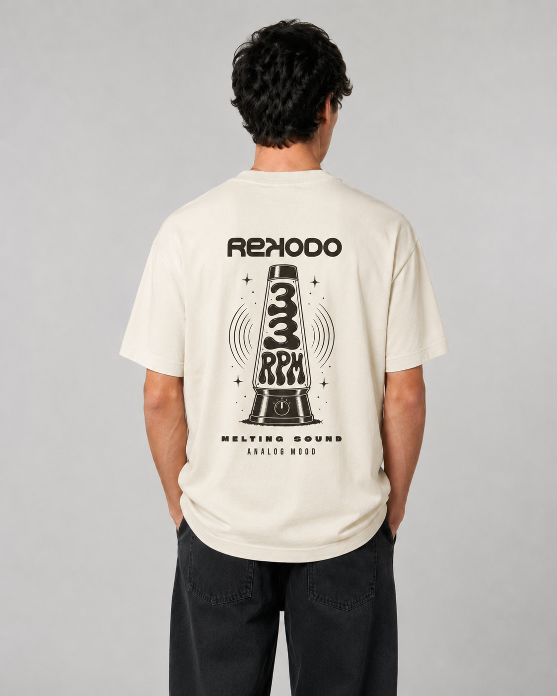 T-Shirt Lavalamp (Oversize) - Mild Apricot