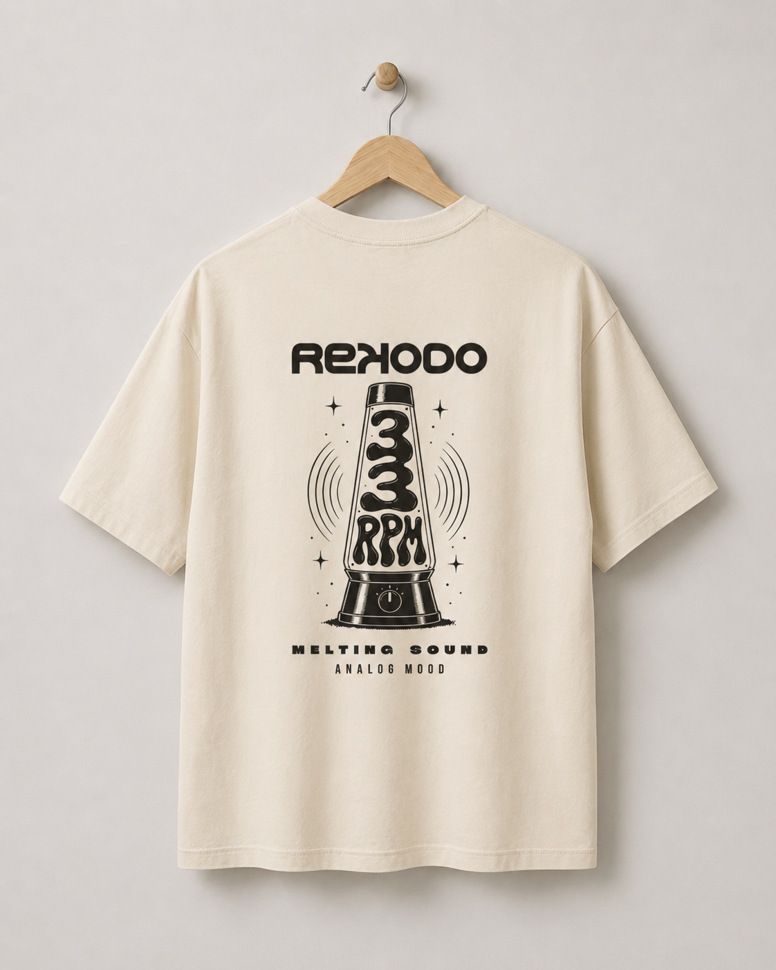 T-Shirt Lavalamp (Oversize) - Mild Apricot