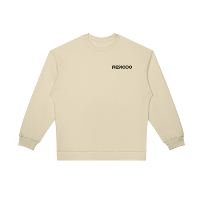 Analog Waves Sweatshirt (Oversized) Light Camel