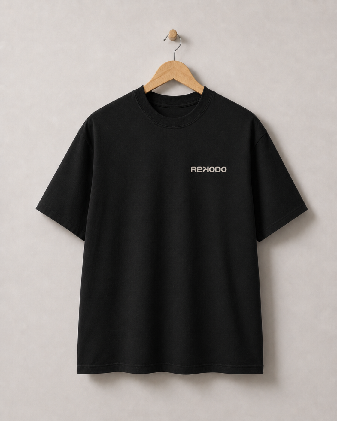 T-Shirt Analog Waves (Oversized) - Black