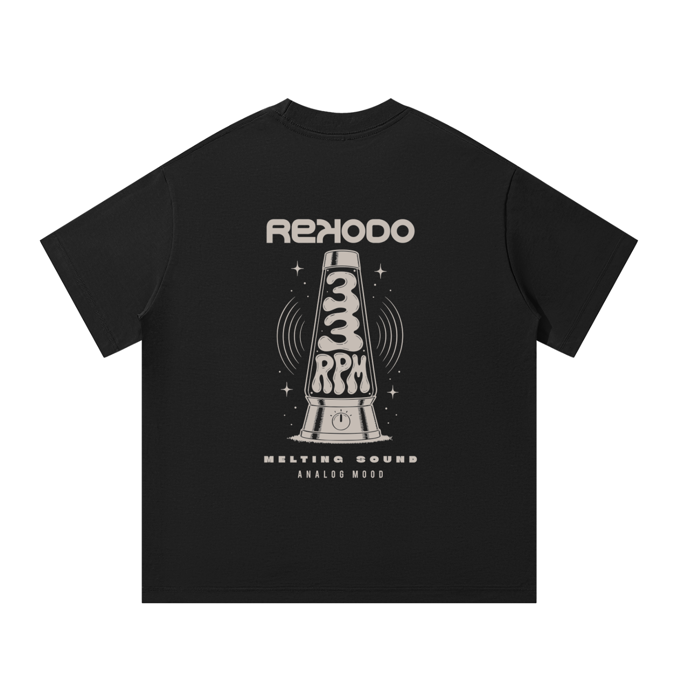 T-Shirt Lavalamp (Oversized) - Black