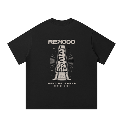 T-Shirt Lavalamp (Oversized) - Black