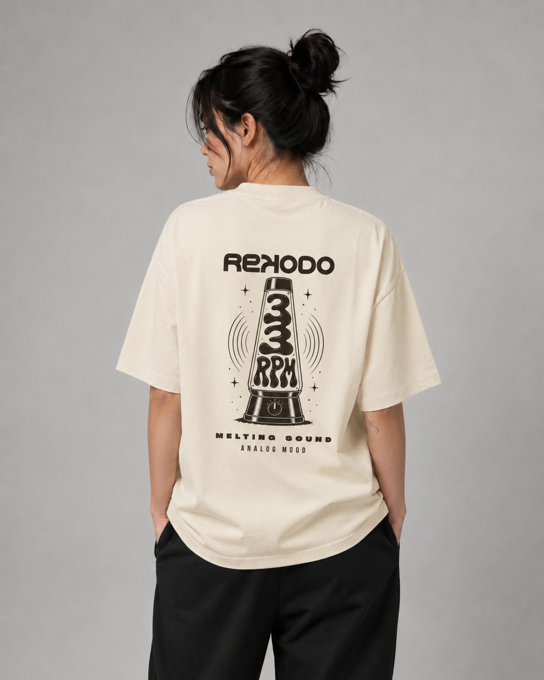 T-Shirt Lavalamp (Oversize) - Mild Apricot