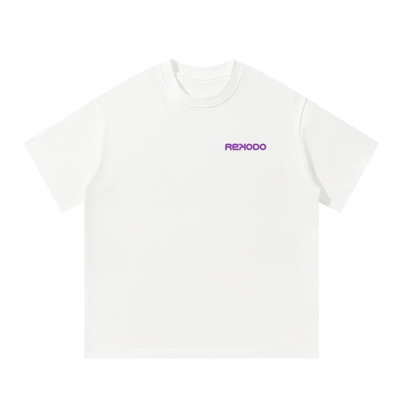 T-Shirt Analog Waves (Oversized) - White/Purple (Limited Edition)
