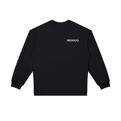 Sweatshirt Analog Waves (Oversized) Black